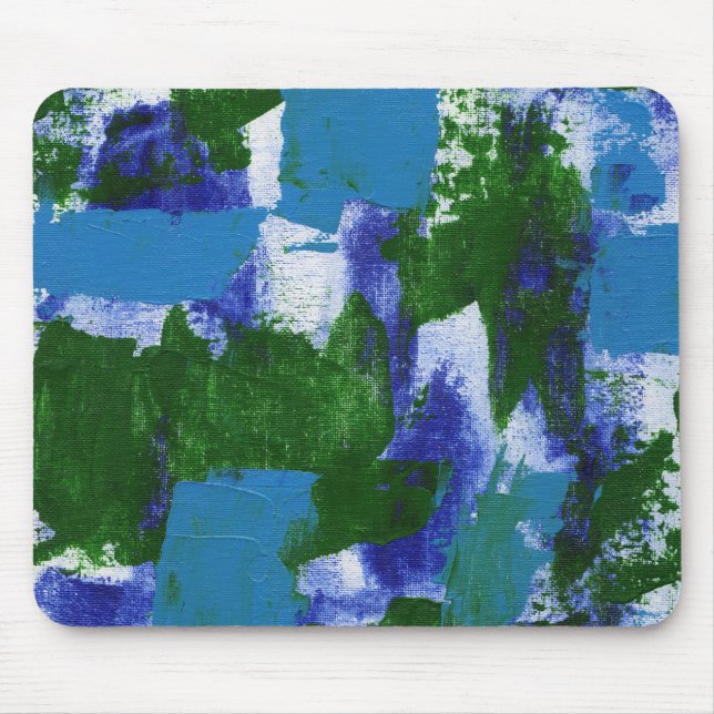 Abstrakter Ausdruck #4 von Michael Moffa Mousepad (Vorne)
