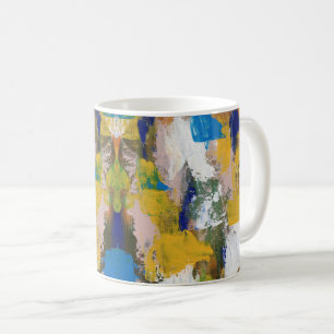 Abstrakter Ausdruck Nr. 11 von Michael Moffa Kaffeetasse