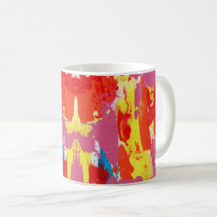 Abstrakter Ausdruck Nr. 7 von Michael Moffa Kaffeetasse