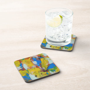 Abstrakter Ausdruck Nr. 8 von Michael Moffa Getränkeuntersetzer