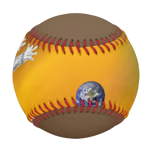 Abstrakter Ball-Kampf Baseball (Vorderseite)