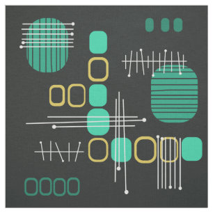 Abstrakter Barkcloth Stoff