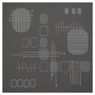 Abstrakter Barkcloth Stoff