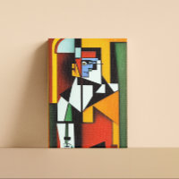 Abstrakter Barkeeper Kubist