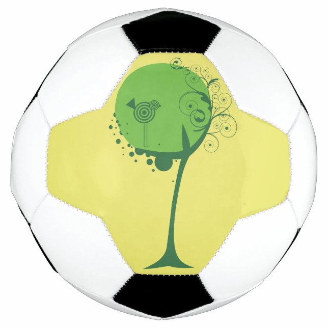 Abstrakter Baum-Fußball Fußball (Vorderseite)