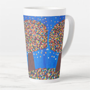 Abstrakter Baum Milchtasse