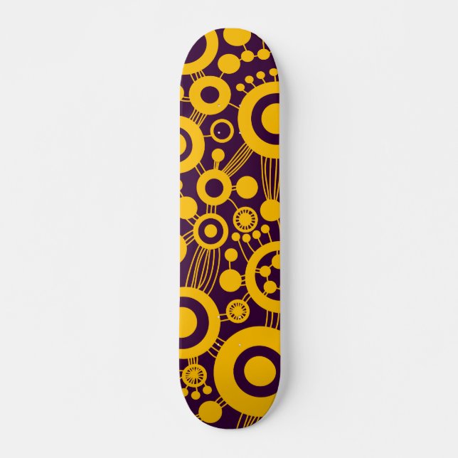 Abstrakter Baum Skateboard (Vorne)
