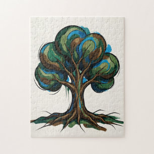 Abstrakter Baum spielerische Kunst