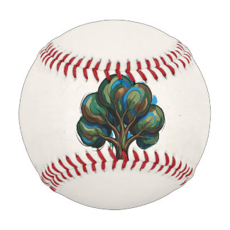 Abstrakter Baum spielerische Kunst Baseball