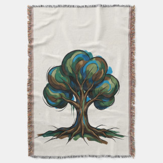 Abstrakter Baum spielerische Kunst Decke