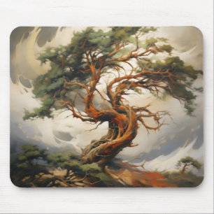 Abstrakter Baumnatur-Symbolismus Mousepad