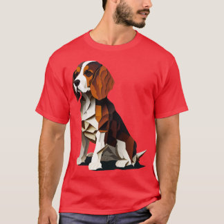 Abstrakter Beagle T-Shirt
