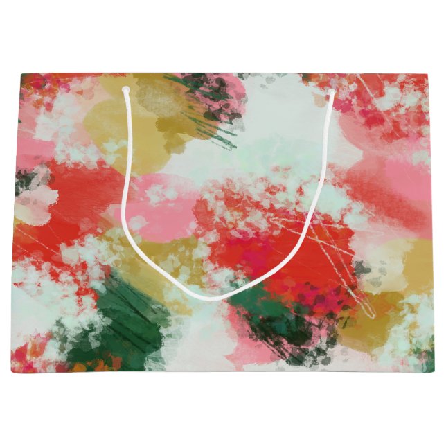 Abstrakter Beifall Große Geschenktüte (Vorderseite)