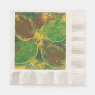 Abstrakter Birkenbaum Herbstleaves Papier Napkins Serviette