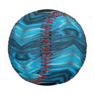 Abstrakter Blau- und Schwarzweißdruck Baseball