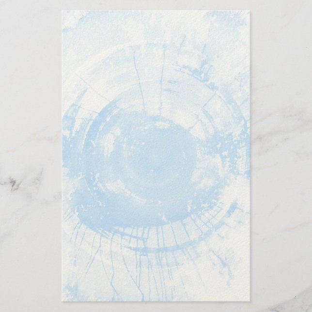 Abstrakter blauer Aquarellhintergrund, Textur. Briefpapier (Vorderseite)