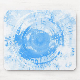 Abstrakter blauer Aquarellhintergrund, Textur. Mousepad