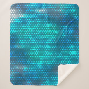 Abstrakter blauer Hintergrund Sherpadecke