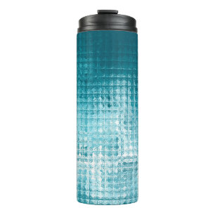Abstrakter, blauer Hintergrund Thermosbecher