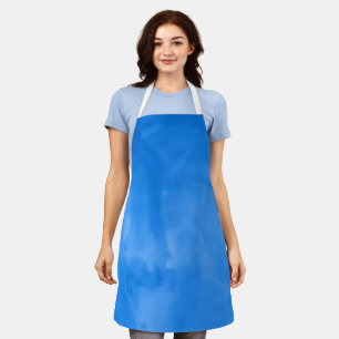 Abstrakter Blauer Splash Flüssiger Marmor Schürze