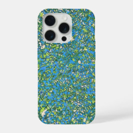 Abstrakter blauer Spritzer für Kunstliebhaber Mod iPhone 15 Pro Hülle