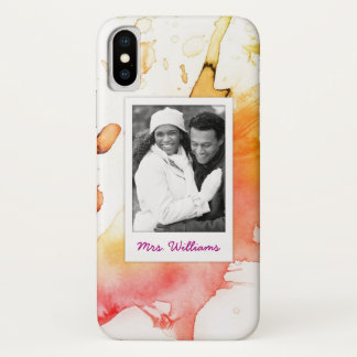 Abstrakter blauer u. grüner Watercolor | addieren Case-Mate iPhone Hülle