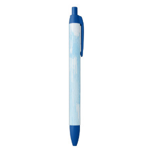 Abstrakter blauer Watercolorhintergrund, Kugelschreiber