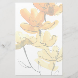 Abstrakter Blumenhintergrund Briefpapier