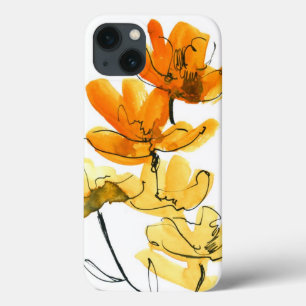 Abstrakter Blumenhintergrund iPhone 13 Hülle