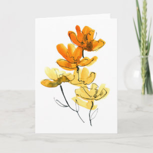 Abstrakter Blumenhintergrund Karte
