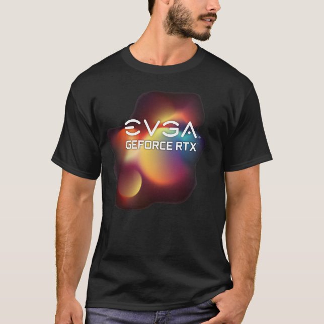 Abstrakter Blur EVGA RTX-T - Shirt (Vorderseite)