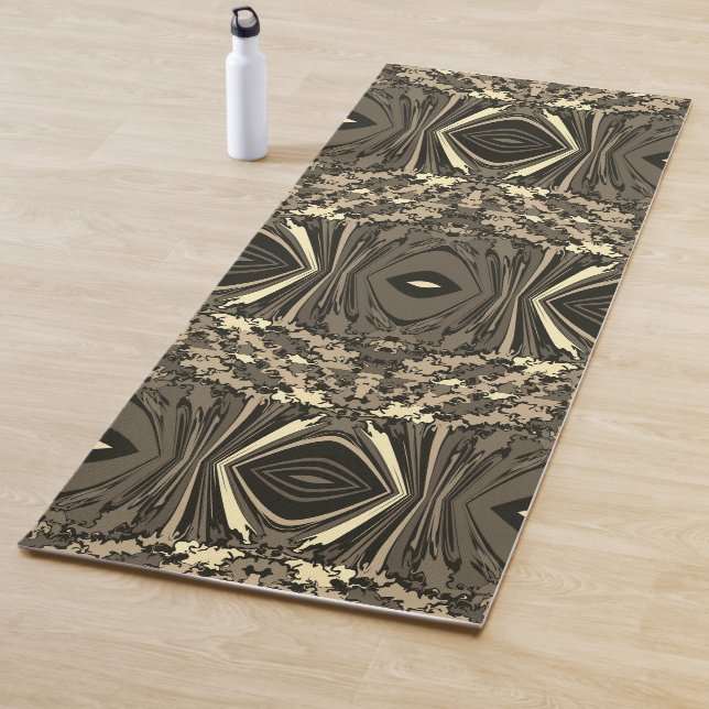 Abstrakter, bunter Twirl Pinched Halb Brick / Sepi Yogamatte (Beispiel)