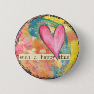 abstrakter Buttonknopf des Herzens Button