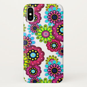 Abstrakter Cartoon Blume Blumenkinder skandinav Case-Mate iPhone Hülle