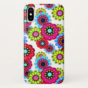Abstrakter Cartoon Blume Blumenkinder skandinav Case-Mate iPhone Hülle