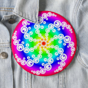 Abstrakter Crop Circle Button