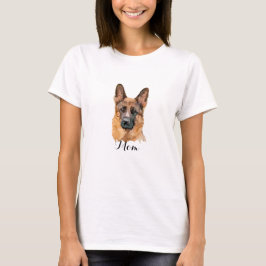 Abstrakter deutscher Shepard T - Shirt