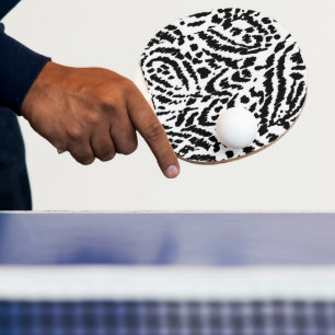 Abstrakter Dschungel Tischtennis Schläger
