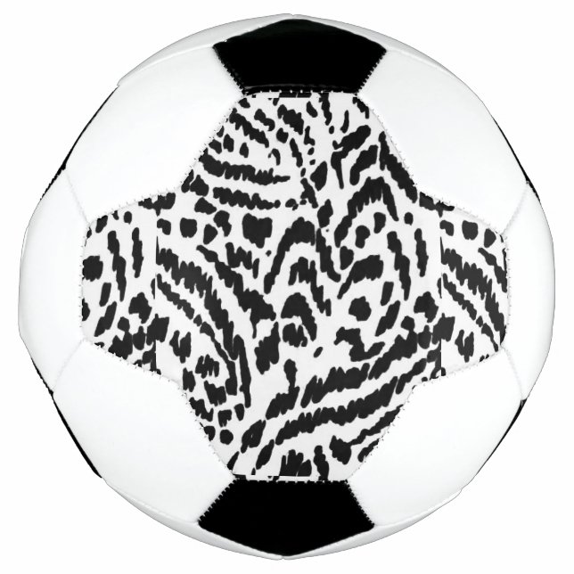 Abstrakter Dschungelfußball Fußball (Vorderseite)