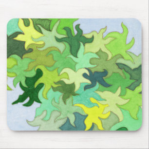 Abstrakter Dschungelmousepad Mousepad