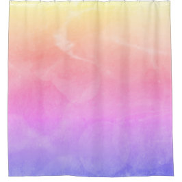 abstrakter Duschvorhang "Warm Sunrise"