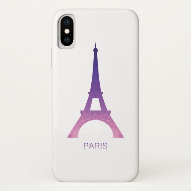 Abstrakter Eiffel-Turm Case-Mate iPhone Hülle (Rückseite)