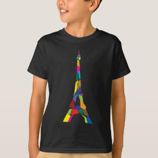 Abstrakter Eiffel-Turm, Frankreich, Paris T-Shirt