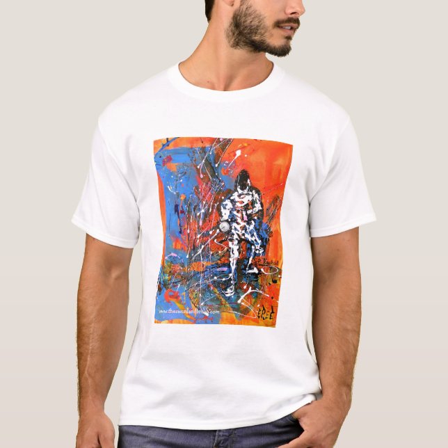 "Abstrakter Epee " T-Shirt (Vorderseite)
