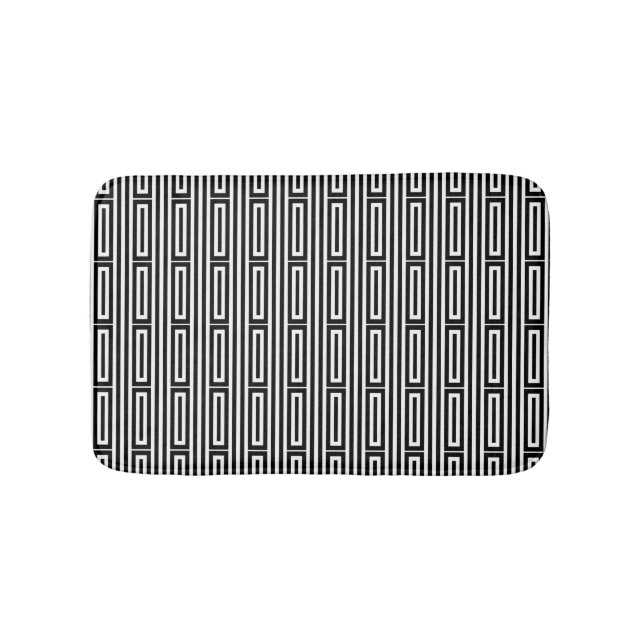 Abstrakter ethnischer Hintergrund Badematte (Vorderseite)