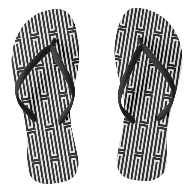 Abstrakter ethnischer Hintergrund Flip Flops (Fußbett)