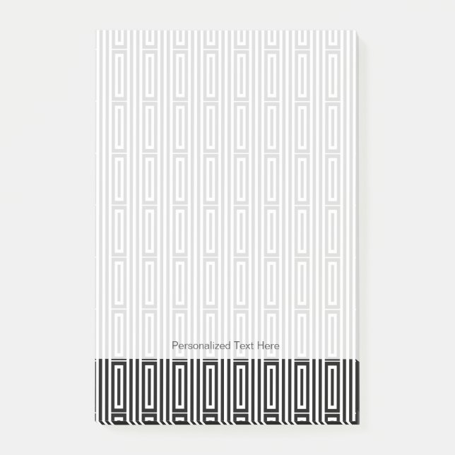 Abstrakter ethnischer Hintergrund Post-it Klebezettel (Vorderseite)