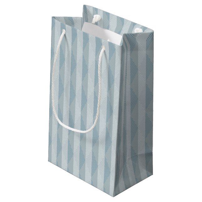 Abstrakter ethnischer vektorhintergrund kleine geschenktüte (Rückseite Schrägansicht)