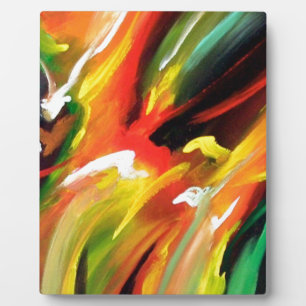 Abstrakter Expressionismus Fotoplatte