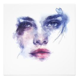 Abstrakter Expressionismus Frauen Portrait Foto